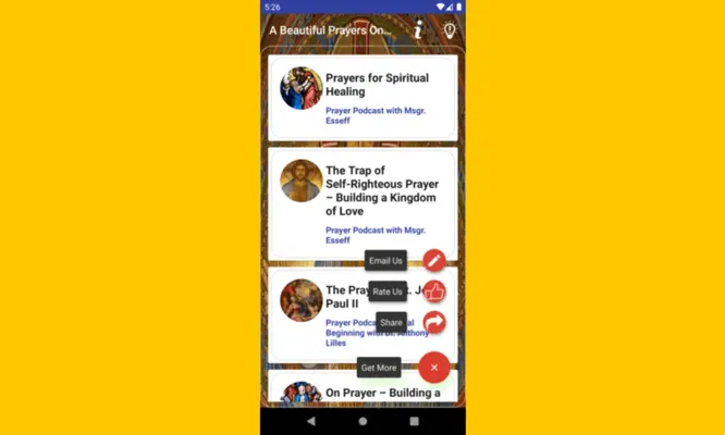 A Beautiful Prayers On The Go android App screenshot 1